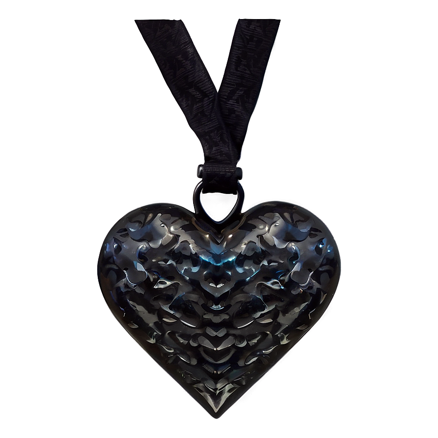 Black Hearts Png 05032024 PNG image