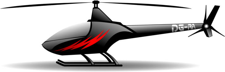 Black Helicopter Graphic PNG image