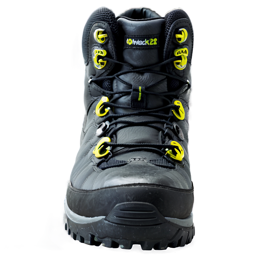 Black Hiking Boots Png Kim9 PNG image