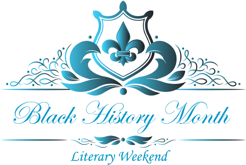 Black History Month Literary Weekend Banner PNG image