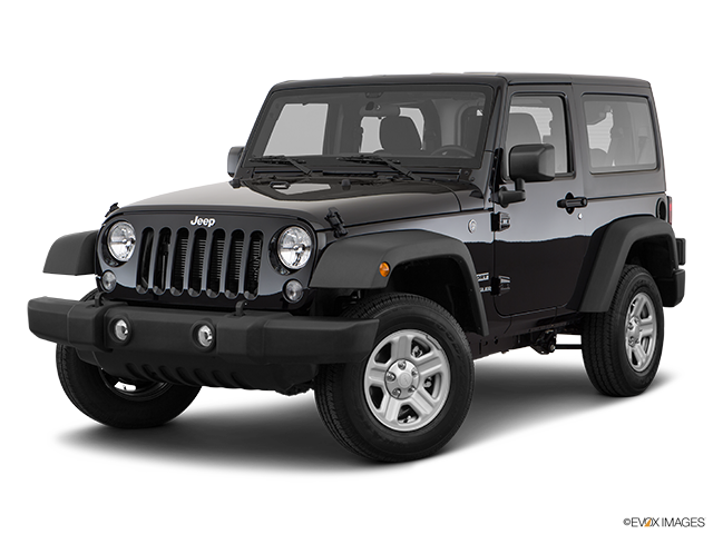 Black Jeep Wrangler S U V PNG image