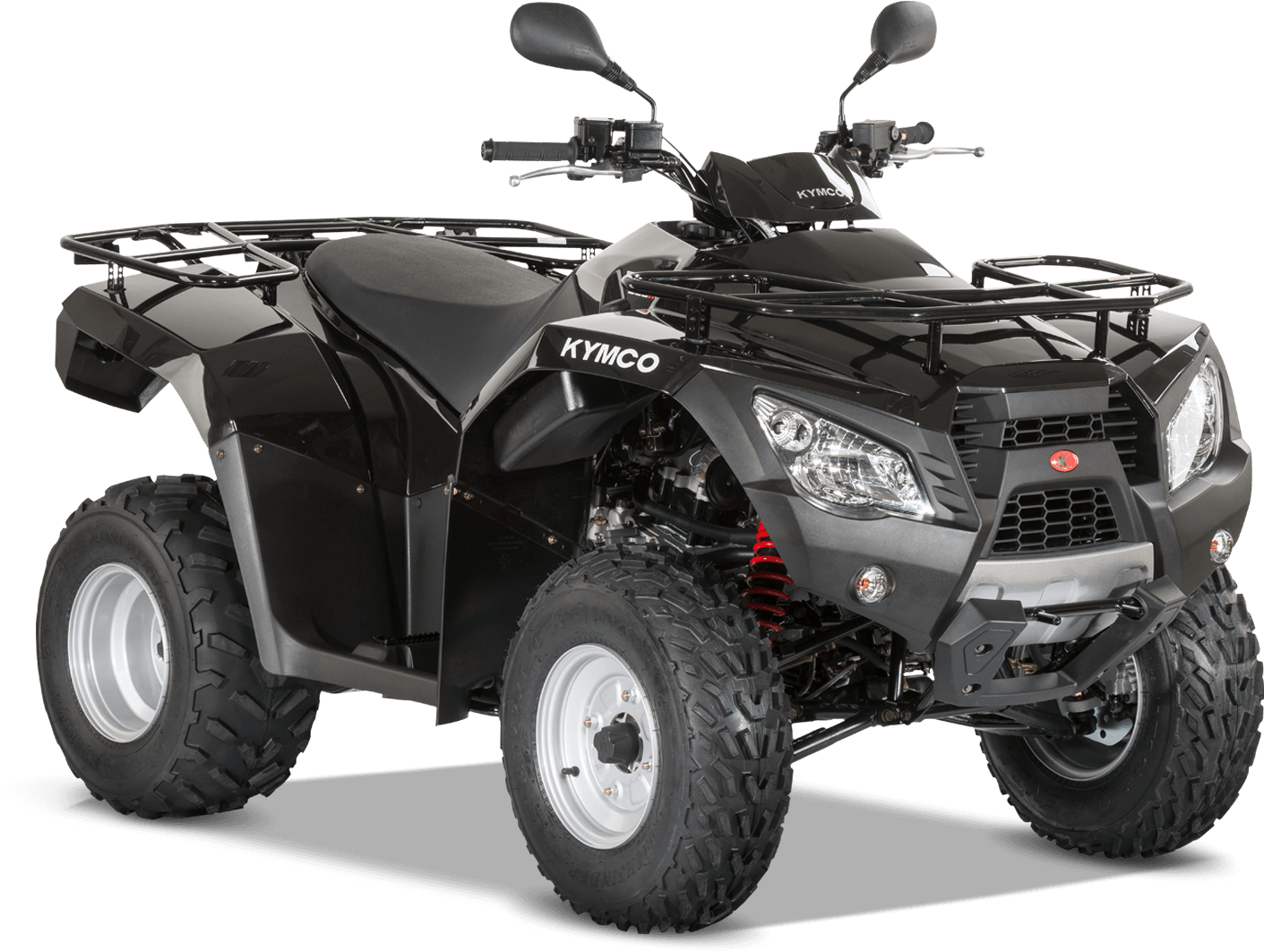 Black K Y M C O A T V Offroad Vehicle PNG image