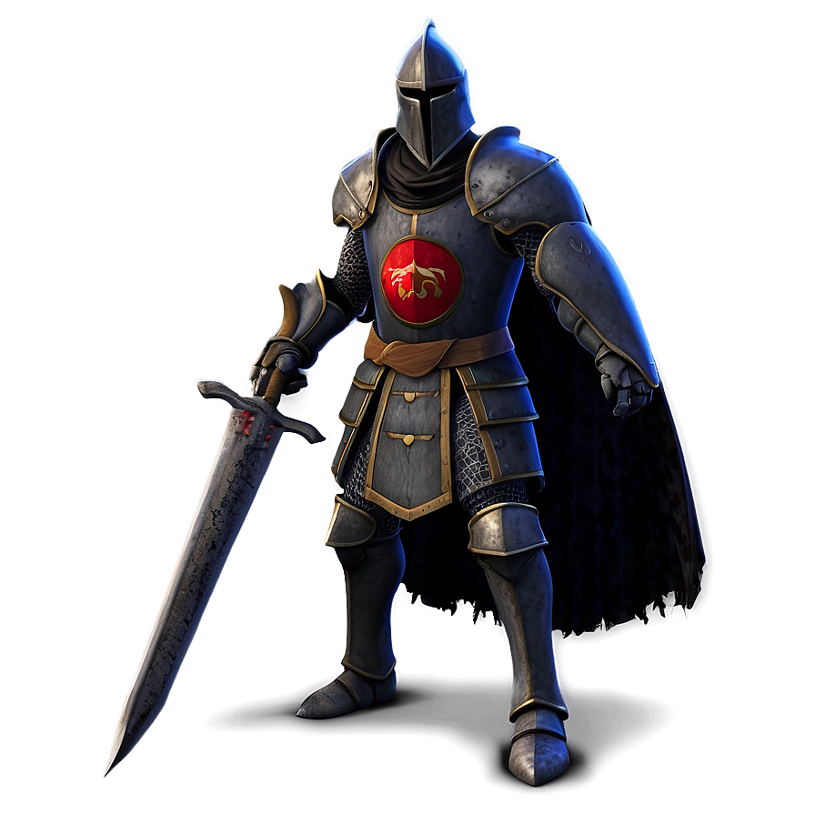 Black Knight In The Shadows Png 06272024 PNG image