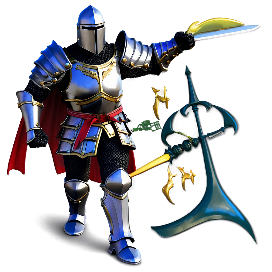 Black Knight Victory Pose Png 06272024 PNG image