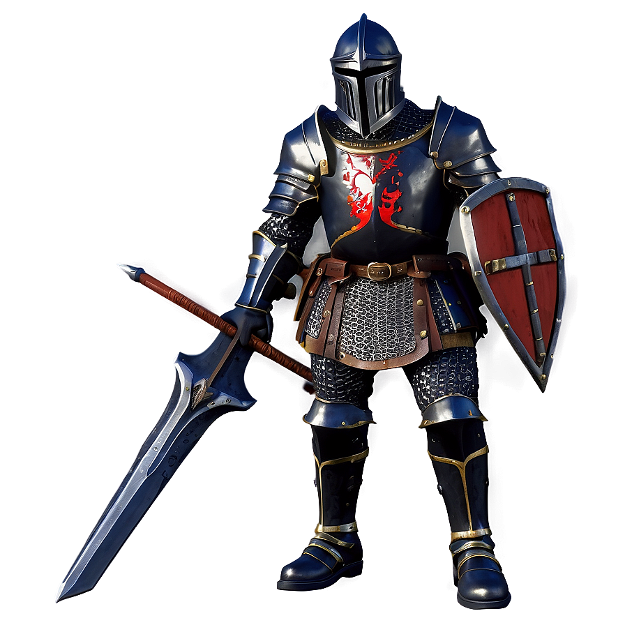 Black Knight With Crossbow Png Amo PNG image