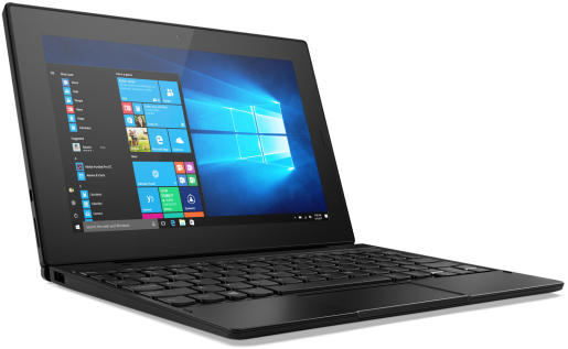 Black Laptop Windows10 Screen PNG image
