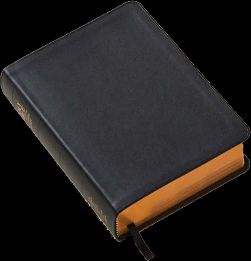 Black Leather Bible PNG image