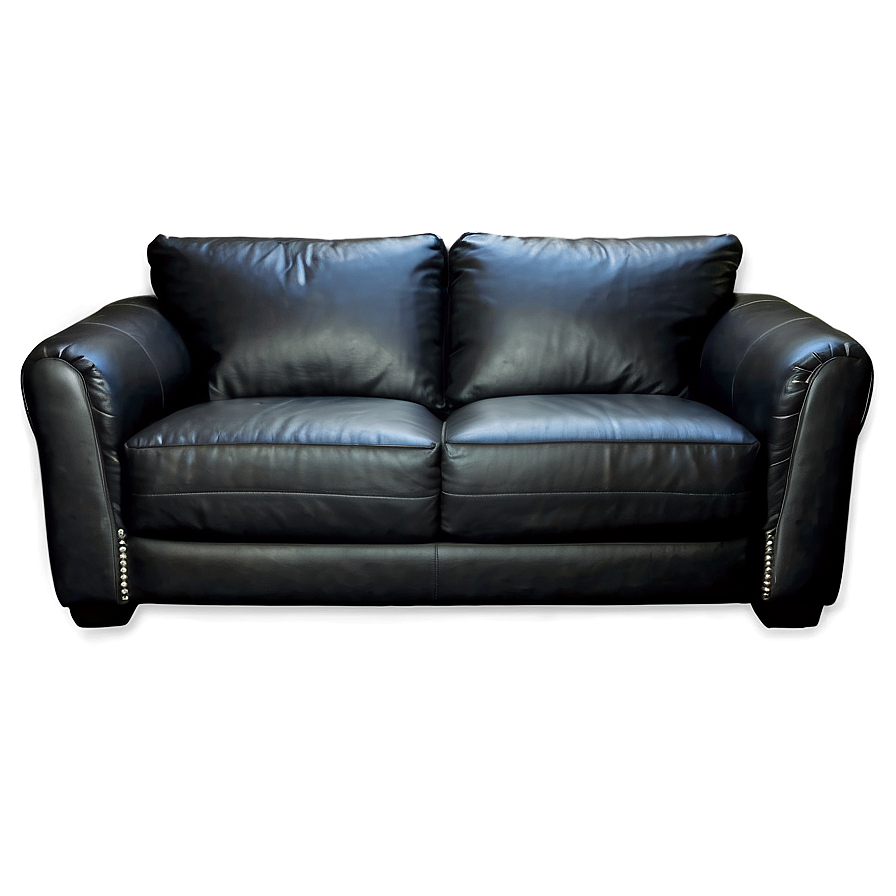 Black Leather Couch Png 59 PNG image