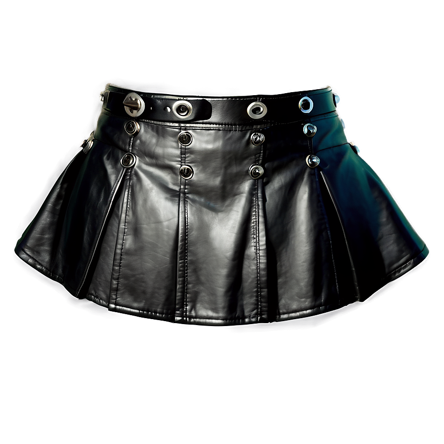 Black Leather Skirt Png Dxw PNG image