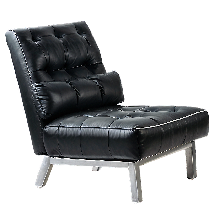 Black Lounge Chair Png Lpe80 PNG image