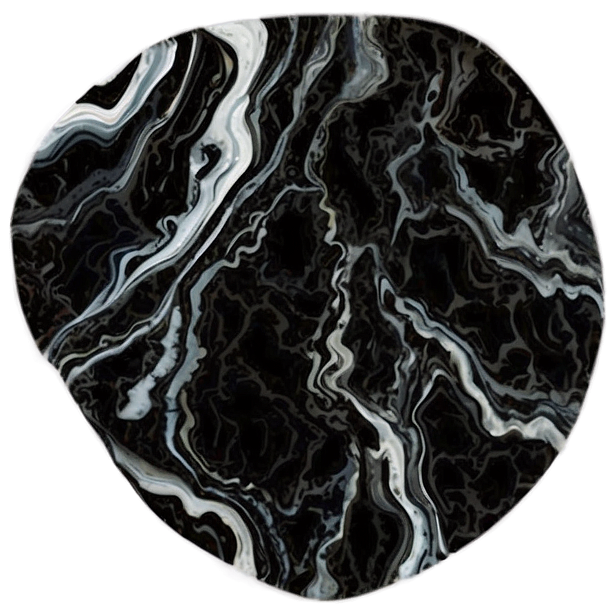 Black Marble Watercolor Effect Png Fqs PNG image