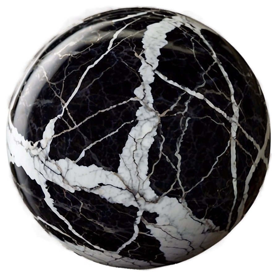 Black Marble With White Veins Png Smm61 PNG image