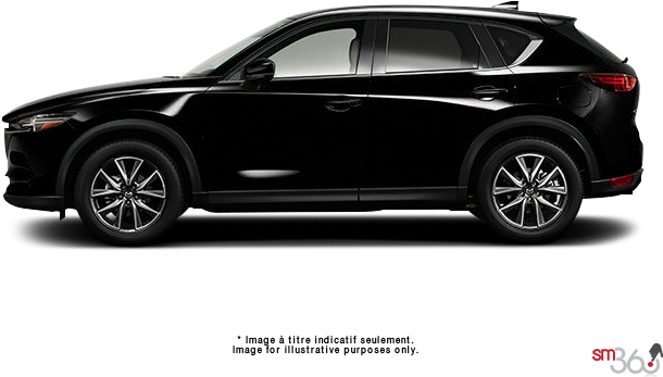 Black Mazda C X5 Side View PNG image