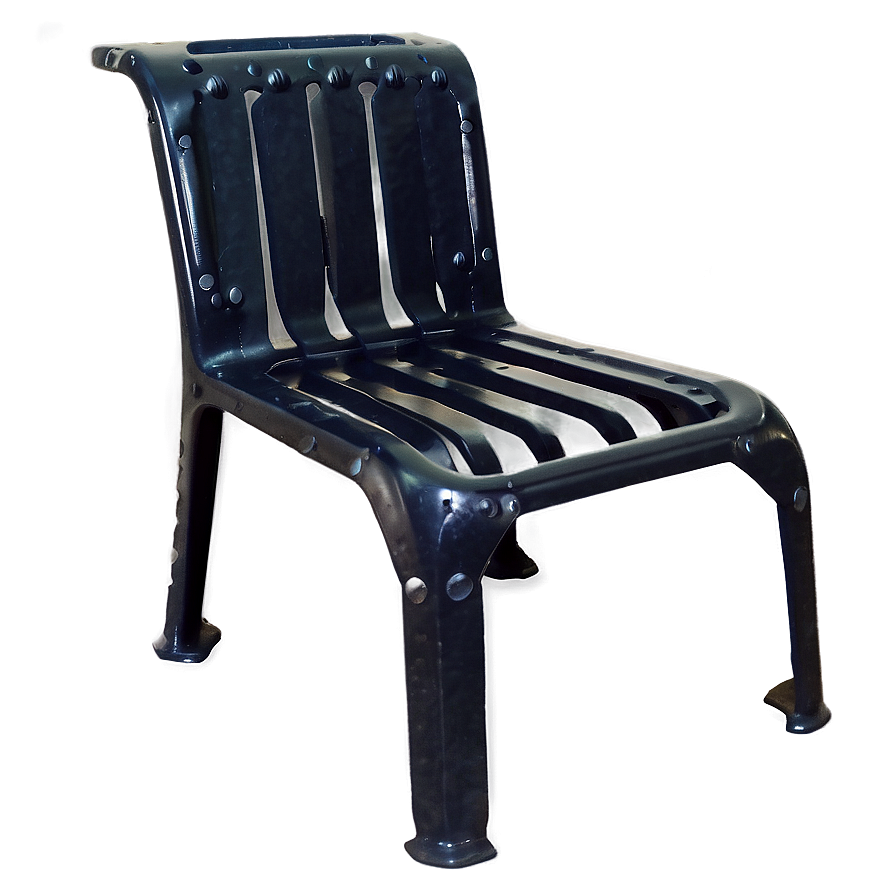 Black Metal Chair Png Bmh4 PNG image