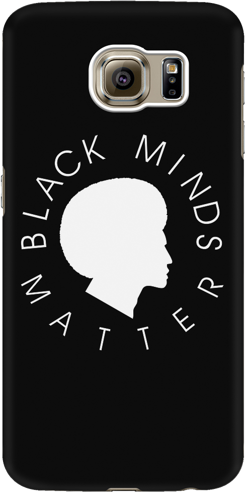 Black Minds Matter Phone Case PNG image
