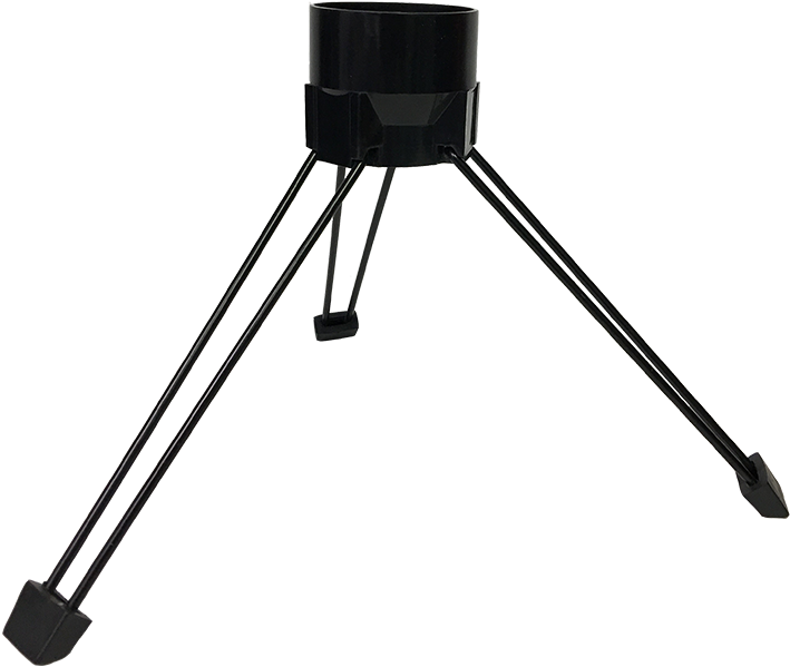 Black Modern Tripod Stand PNG image