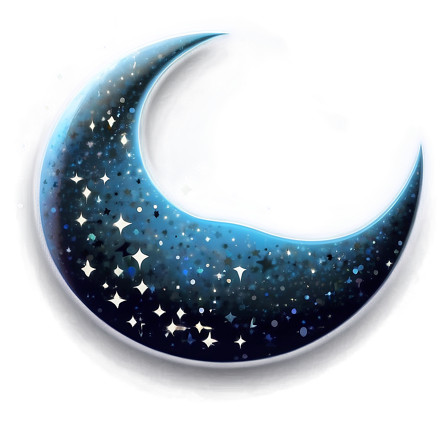 Black Moon And Stars Png 06252024 PNG image