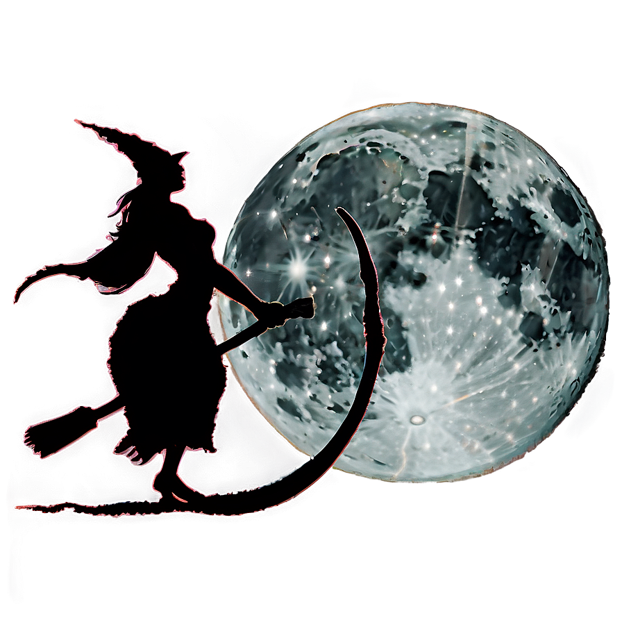 Black Moon And Witch Png 06252024 PNG image