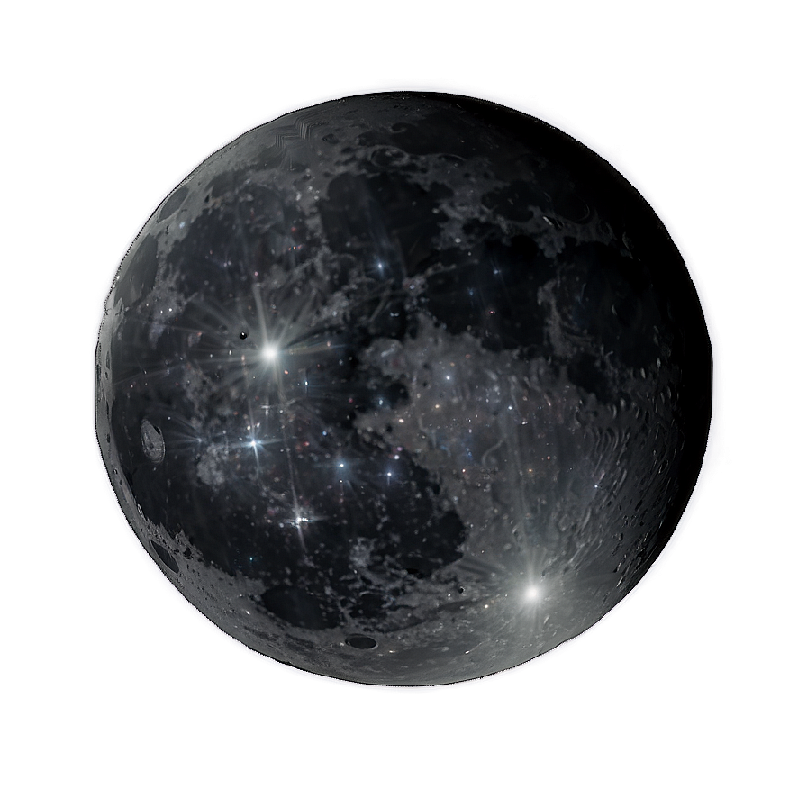 Black Moon In Space Png 06252024 PNG image