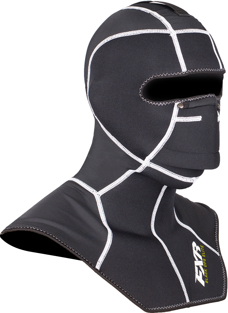 Black Neoprene Balaclava Ski Mask PNG image