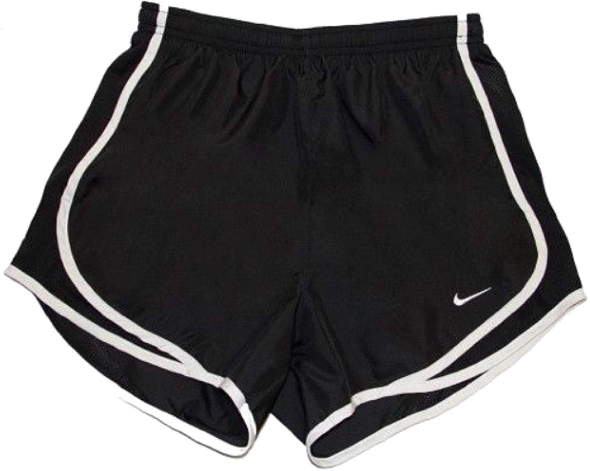 Black Nike Running Shorts PNG image