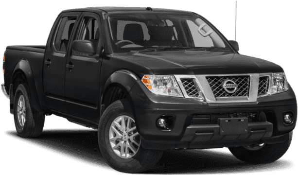 Black Nissan Frontier Pickup Truck PNG image