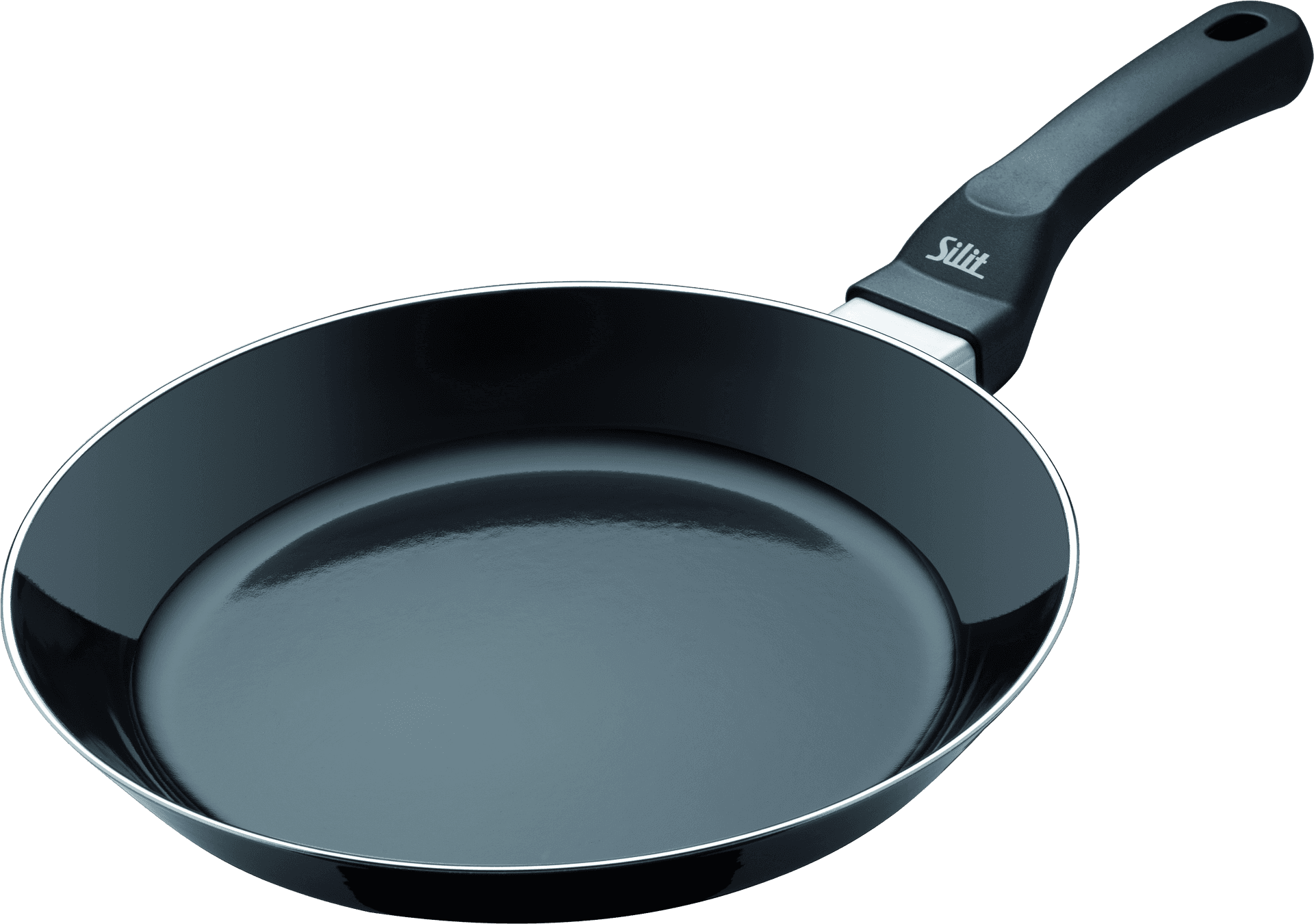 Black Nonstick Frying Pan PNG image