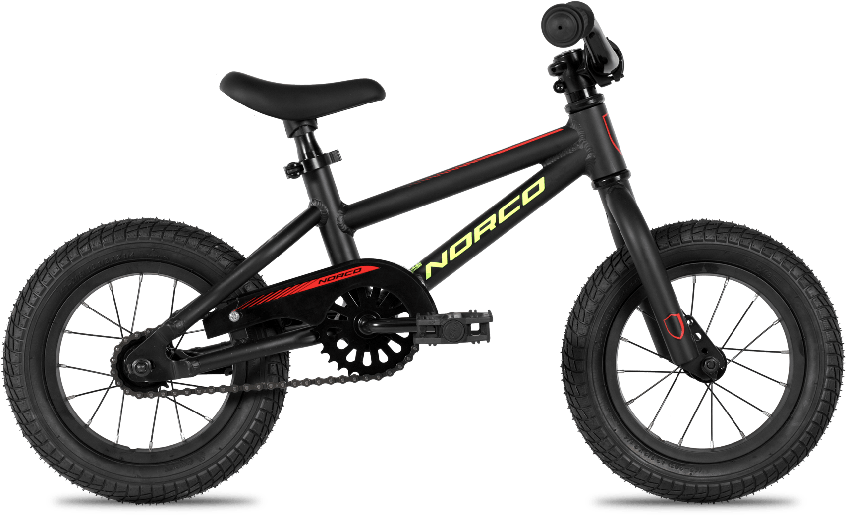 Black Norco B M X Bike PNG image