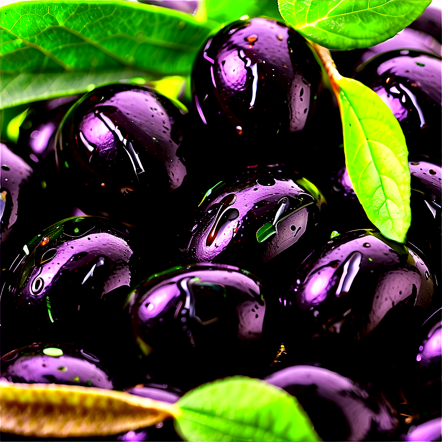 Black Olives With Herbs Png Kwu PNG image