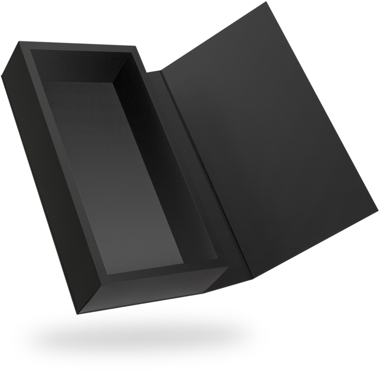 Black Open Box Shadow PNG image