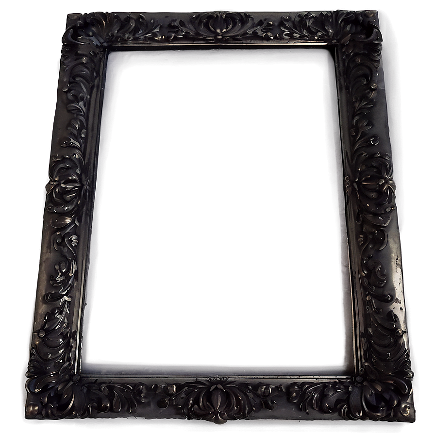 Black Ornate Frame Png 06272024 PNG image