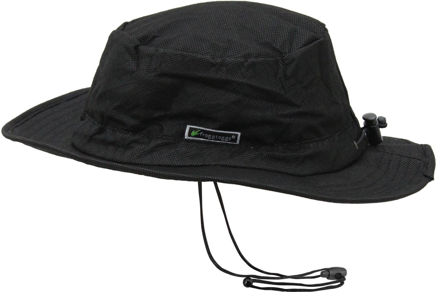 Black Outdoor Bucket Hat PNG image