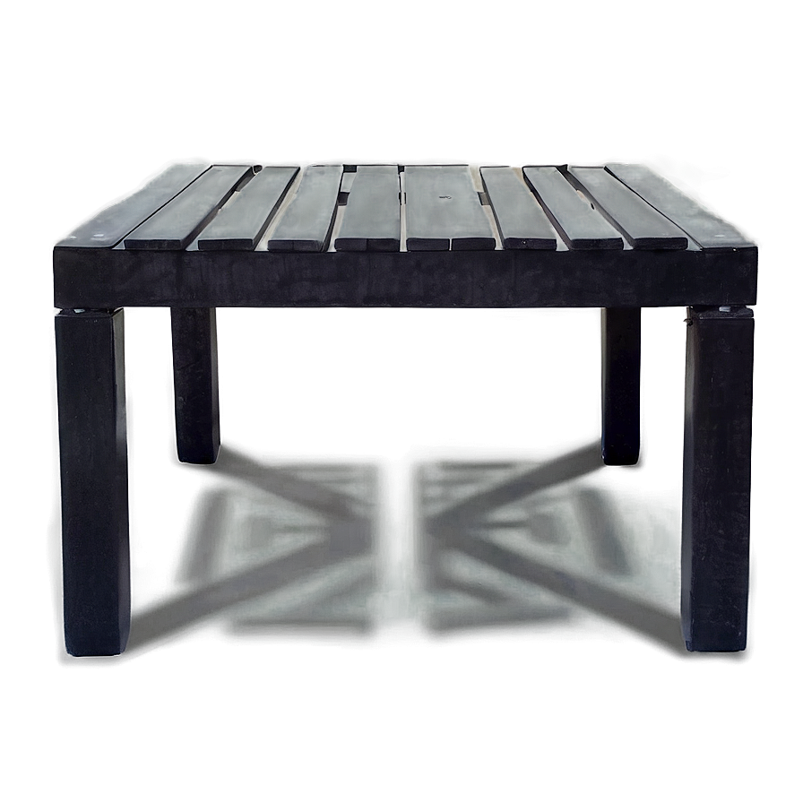 Black Outdoor Table Png Cve99 PNG image