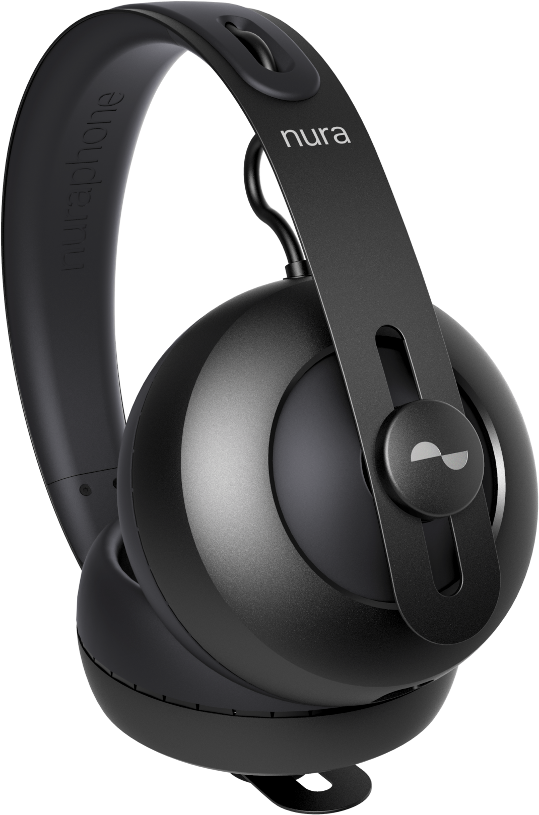 Black Over Ear Headphones Nura Brand PNG image