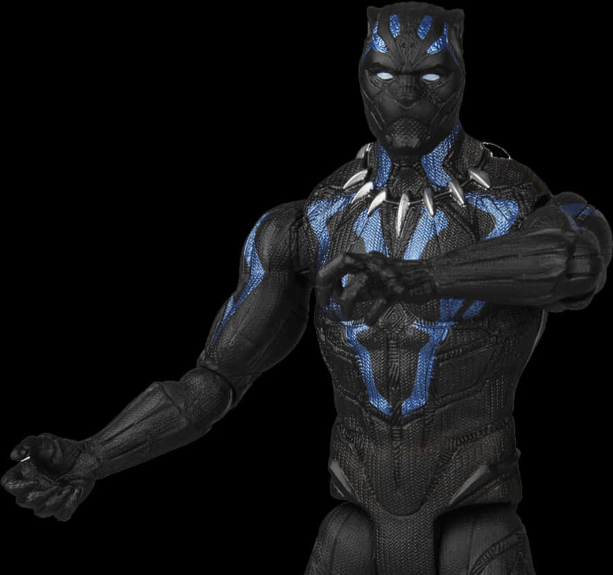 Black Panther Action Figure Pose PNG image