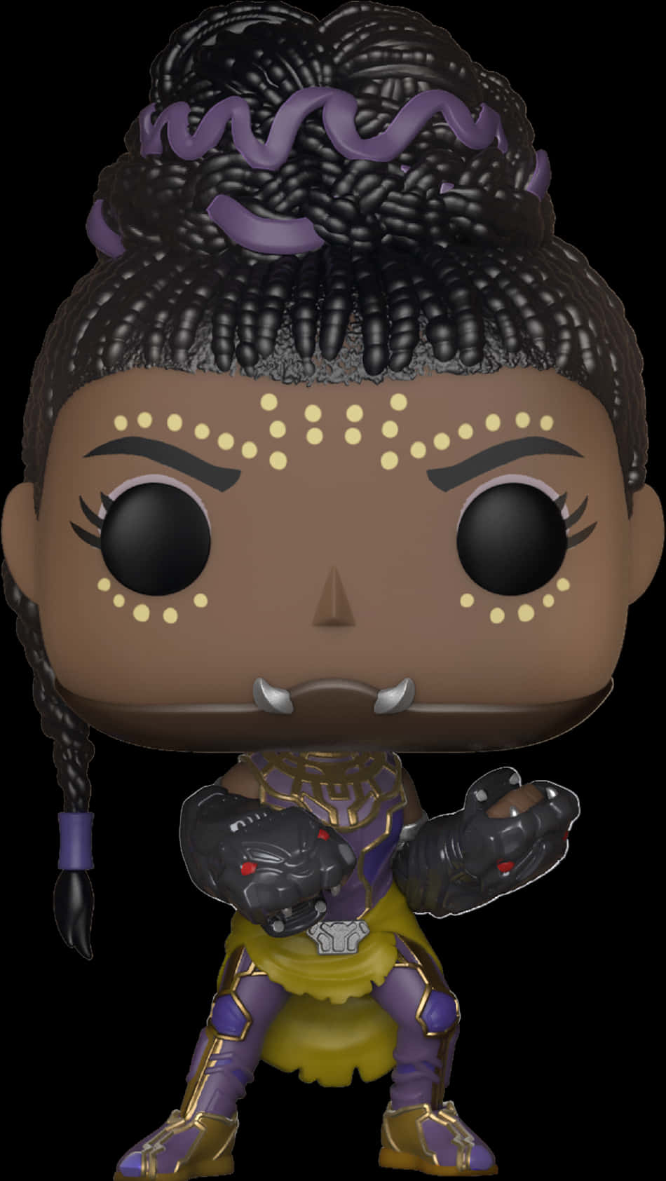 Black Panther Character Funko Pop PNG image