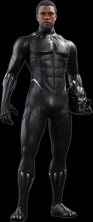 Black Panther Character Pose PNG image