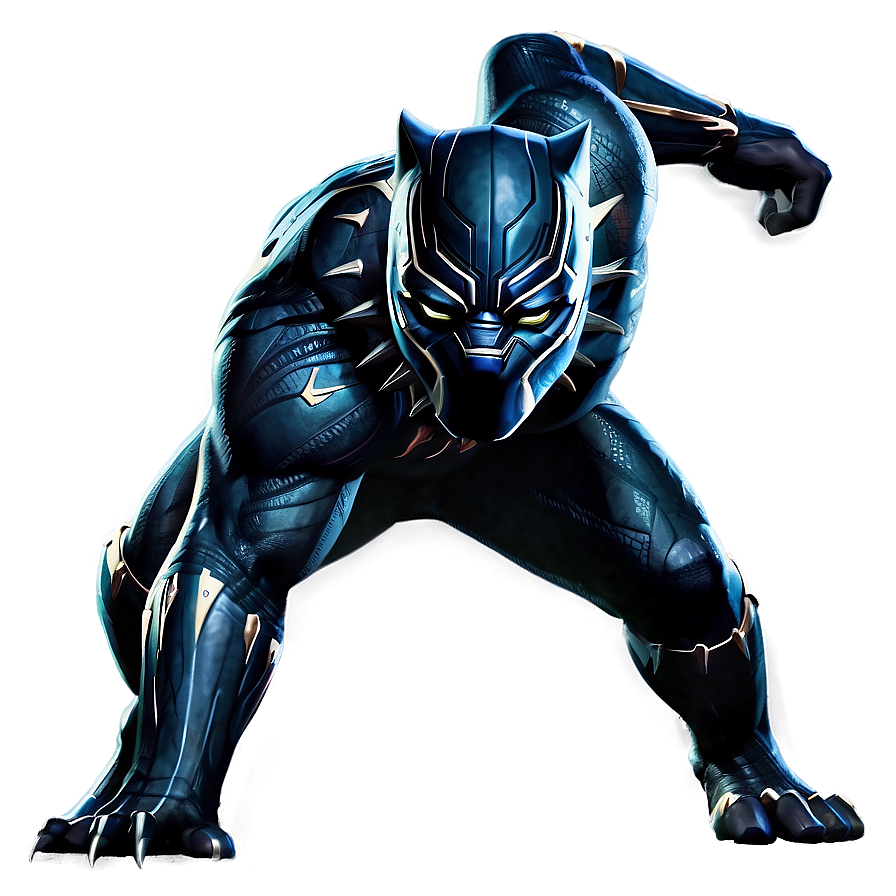 Black Panther Crouching Png Eik PNG image