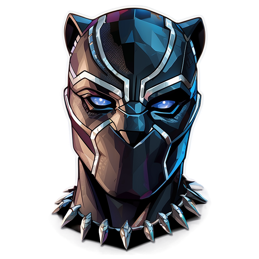 Black Panther Illustration Png 05212024 PNG image