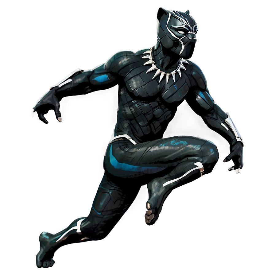 Black Panther Leap Png Qdd24 PNG image