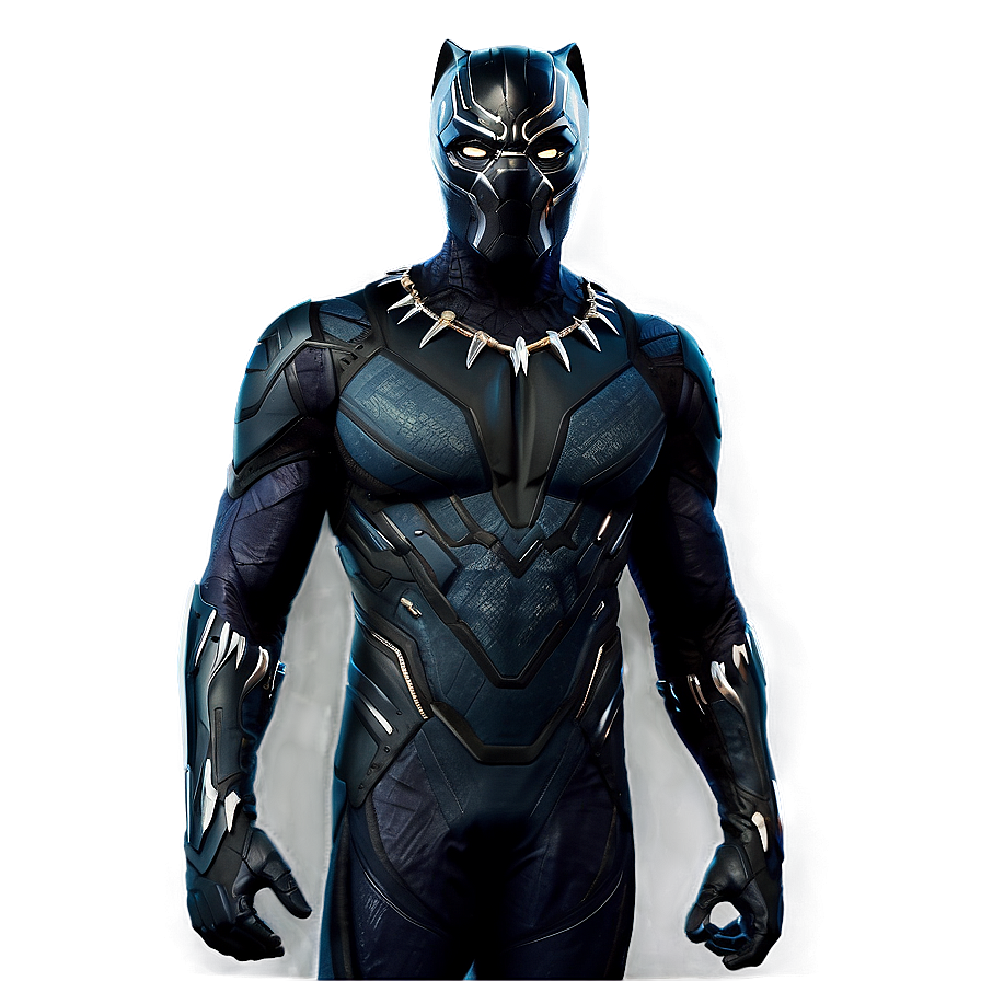 Black Panther Stealth Suit Png 05212024 PNG image