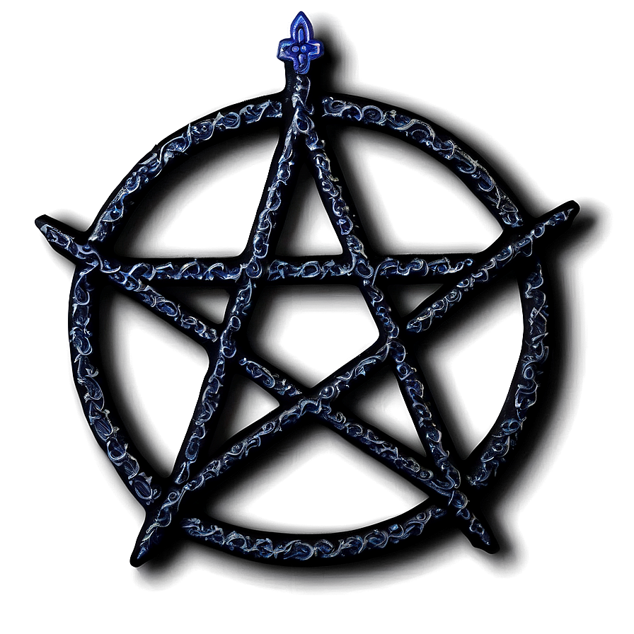 Black Pentagram Icon Png 05232024 PNG image