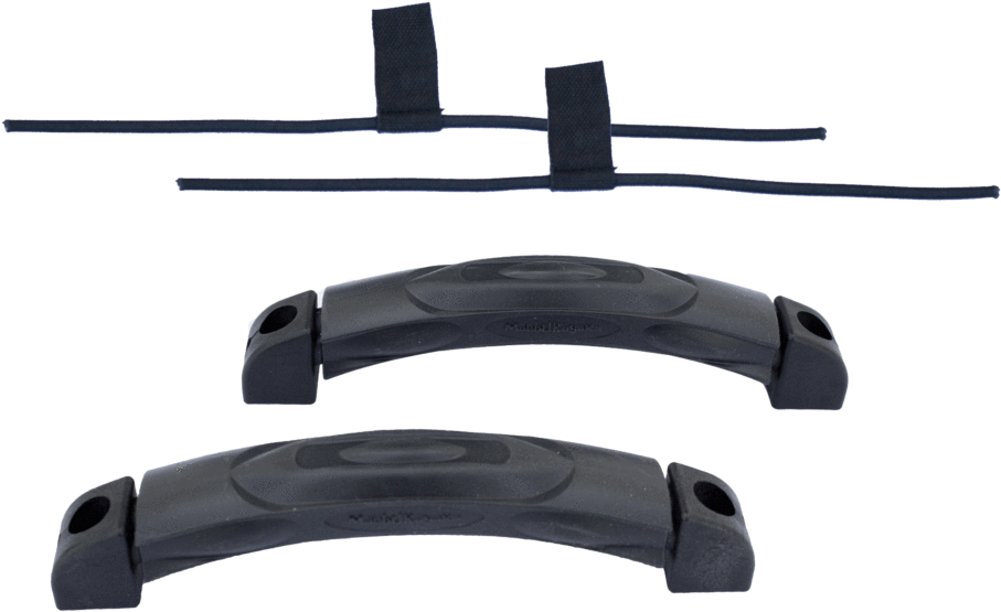 Black Plastic Carrying Handles PNG image