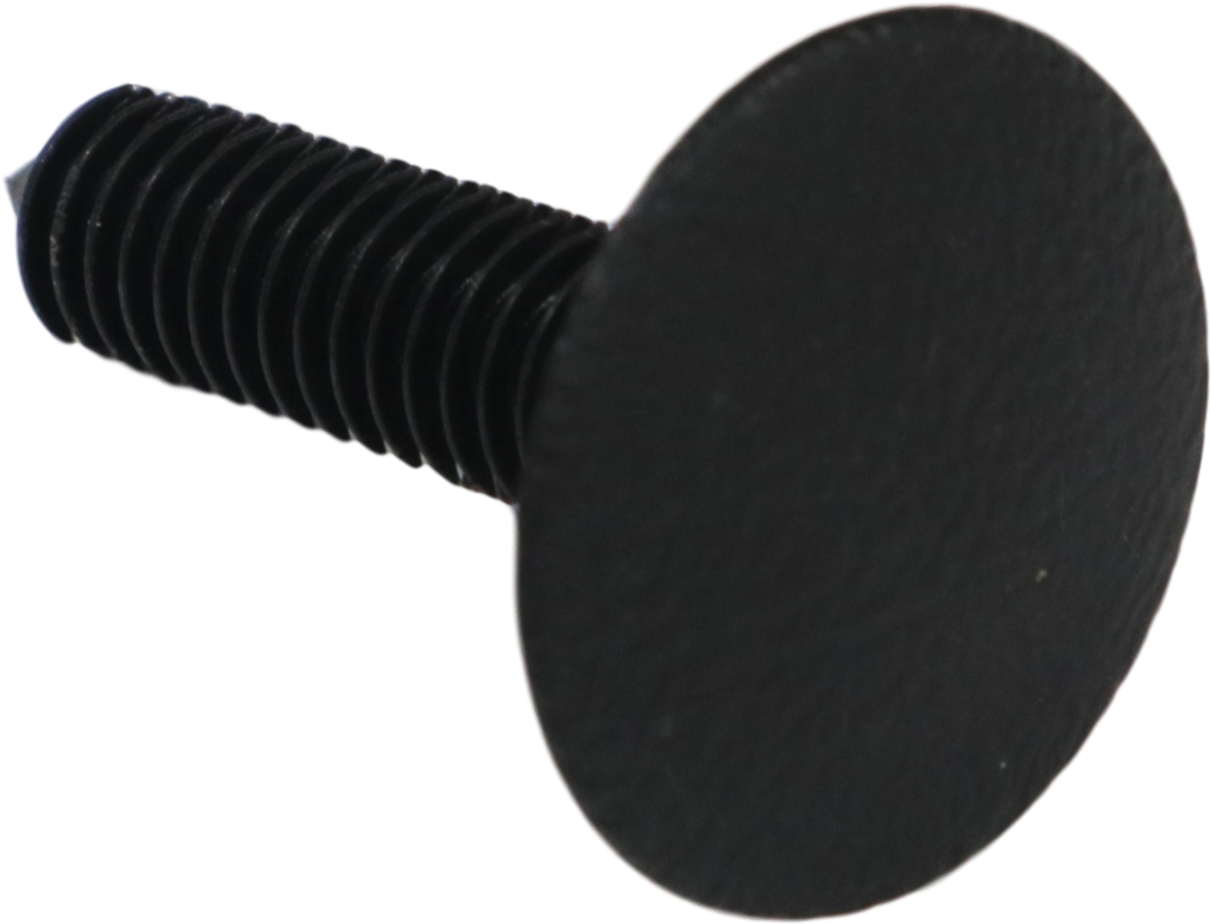 Black Plastic Push Pin PNG image