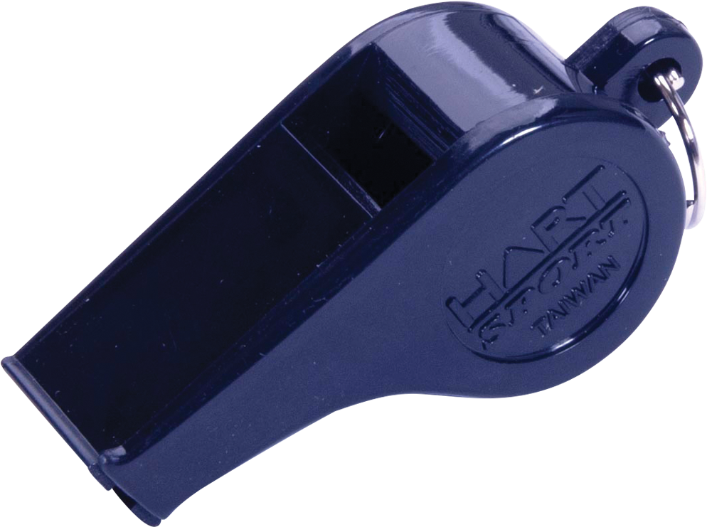 Black Plastic Whistle PNG image