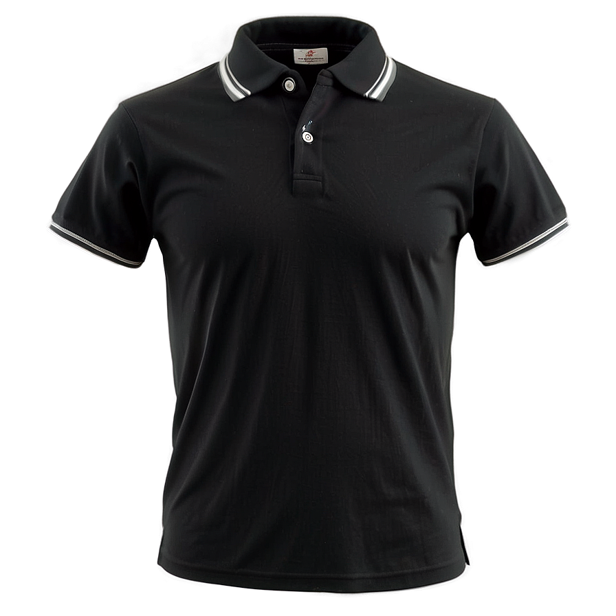 Black Polo Shirt Png Rur62 PNG image