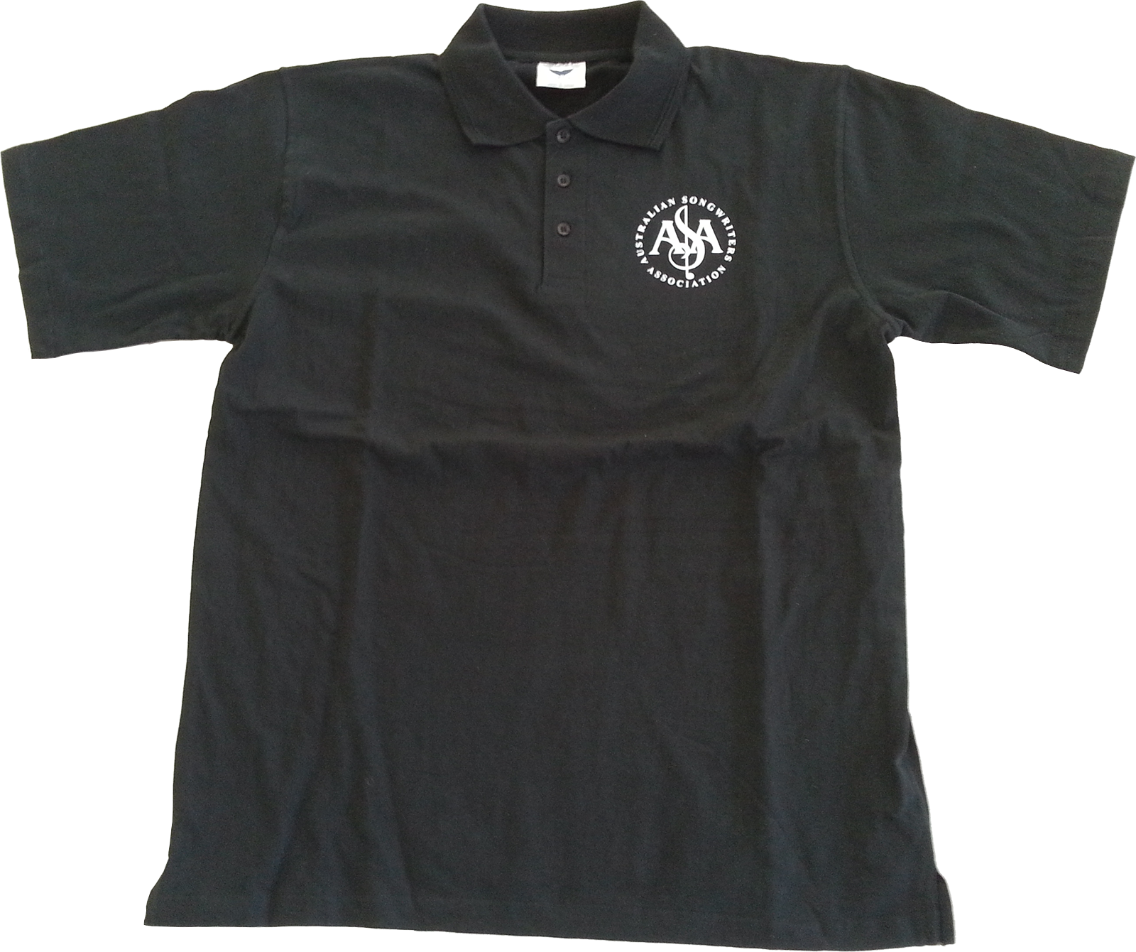 Black Polo Shirtwith Logo PNG image