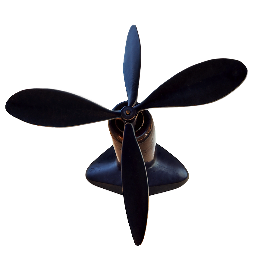 Black Propeller Png 06282024 PNG image