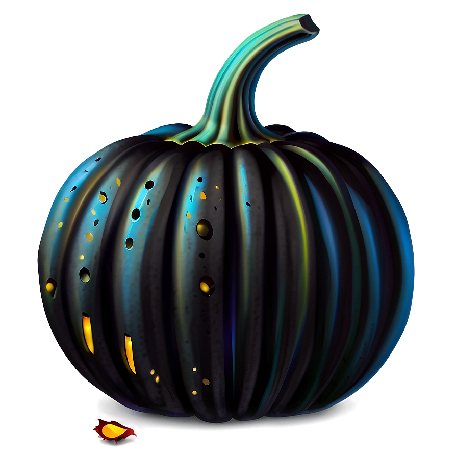 Black Pumpkin Clipart Png 06282024 PNG image