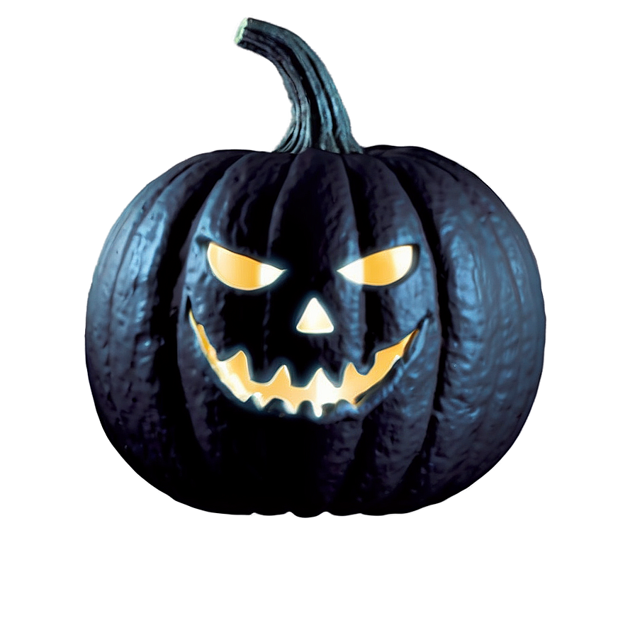 Black Pumpkin Jack-o'-lantern Png Sbh PNG image